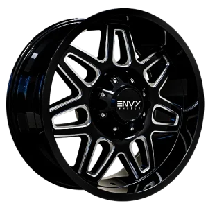Envy Wheels – ET-2 – Black – 18″x9″ 18mm – Summer Wheels – 222BM-U18816512118